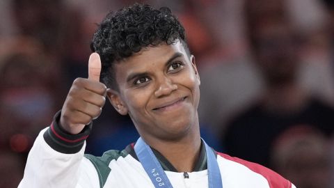Prisca Awiti, ganadora de la primera medalla para México en unos Juegos Olímpicos.