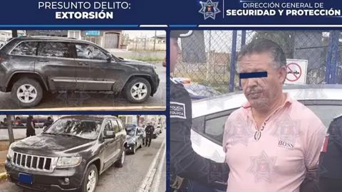 Captura de extorsionador en México