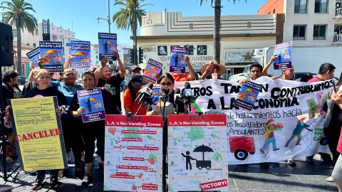 Los vendedores ambulantes se anotaron una gran victoria en Los Ángeles.