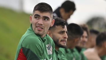 Girona, España 13 de Noviembre de 2022. Johan Vásquez durante el entrenamiento de la selección nacional de México en las instalaciones de Girona FC, dentro de la gira previa al munda de Qatar 2022. Foto/Imago7/Etzel Espinosa