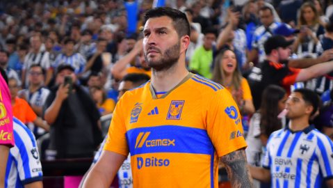 Monterrey, Nuevo León a 11 de Mayo de 2024. , durante el partido de vuelta de los Cuartos de Final del torneo Clausura 2024 de la Liga BBVA MX, entre rayados de Monterrey y los Tigres de la UANL, realizado en el estadio BBVA. Foto: Imago7/ Juan Angel Ovalle