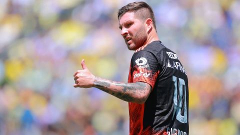 André-Pierre Gignac durante el partido por la Supercopa 2024 de la Liga MX, entre las Águilas del América y los Tigres de la UANL celebrado en el Dignity Health Sports Park.