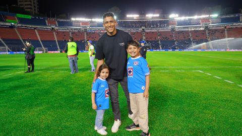 Ciudad de México a 6 de de Julio de 2024. Luis Romo, durante el partido correspondiente a la jornada 1 del torneo Apertura 2024 de la Liga BBVA MX, entre la Máquina Celeste del Cruz Azul y los Cañoneros de Mazatlán FC, realizado en el estadio Ciudad de los Deportes. Foto: Imago7/ Rafael Vadillo