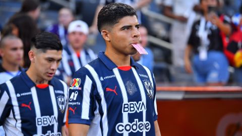 Monterrey, Nuevo León a 20 de Julio de 2024. , durante el partido correspondiente a la jornada 4 del torneo Apertura 2024 de la Liga BBVA MX, entre rayados de Monterrey y los Gallos Blancos de Querétaro, realizado en el estadio BBVA. Foto: Imago7/ Juan Angel Ovalle