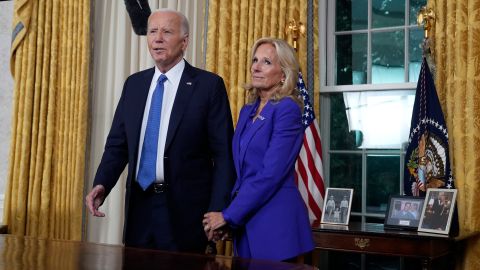 Jill Biden agradece apoyo a su esposo y pide respaldo a Harris