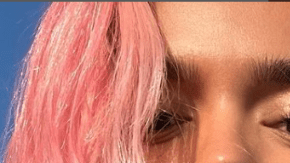 Izquierda: Karol G se toma una foto. Derecha: Feid anuncia en sus redes sociales que cantará durante la ceremonia de inauguración de la Copa América.