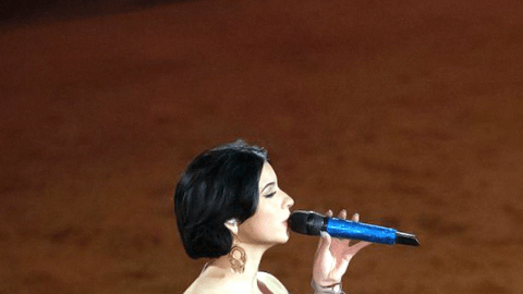 Ángela y Pepe Aguilar llevan su espectáculo "Jaripeo Sin Fronteras" a la Plaza de Toros México, en donde pudieron reunir a más de 40 mil personas que cantaron sus éxitos/México, 4 de marzo 2023.