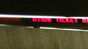 Los Angeles County Sheriff's Deputy Baron Howard, lower left, descends to the platform on the Los Angeles Metro subway's Hollywood and Vine Station during regular patrol Friday, March 12, 2004. Authorities around California said Friday they were being vigilant in guarding transportation systems after the bombings in Spain, and some commuters were on edge. The sheriff's department has been running drills to prepare for attacks on rail and bus lines. (AP Photo/Nick Ut)