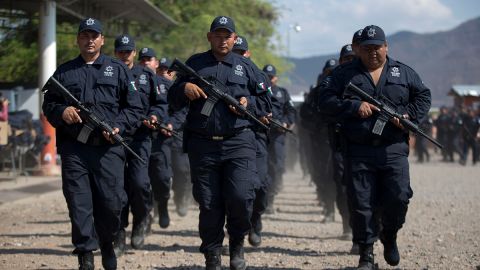 Policías mexicanos