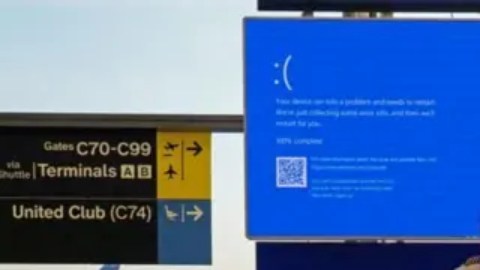 Miles de vuelos fueron cancelados en todo el mundo.