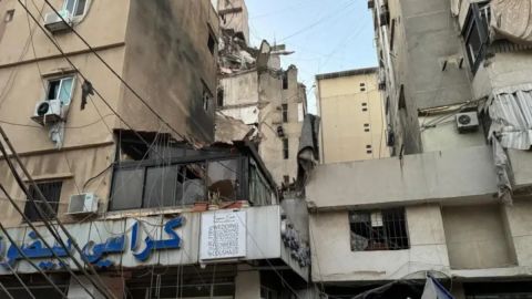 El edificio atacado está situado en una zona de Beirut considerada bastión de Hezbolá.