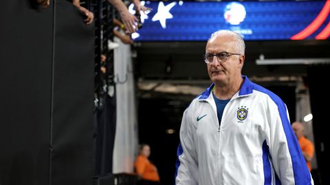 El entrenador brasileño Dorival Júnior tras la derrota ante Uruguay en la Copa América 2024.