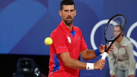El serbio Novak Djokovic necesitó menos de una hora para vencer al australiano Matthew Ebden.