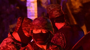 Escena del crimen en México