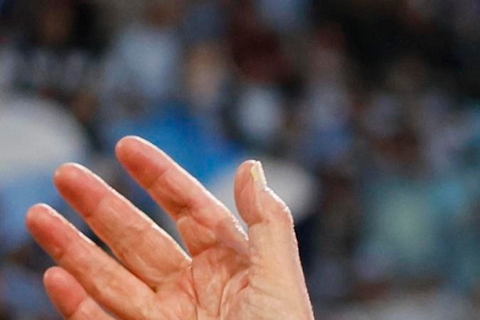 El sueco Sven Goran Eriksson durante un homenaje que le rindieron en la Lazio durante el pasado mes de mayo poco después de que se conociera su diagnóstico.