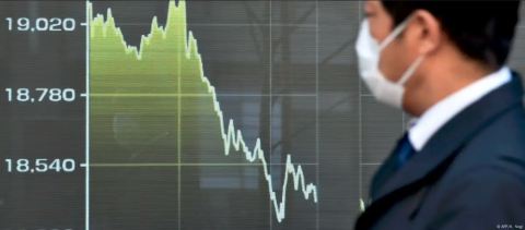 Bolsas de Asia se desploman por temor a recesión en EE. UU.