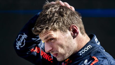 Zandvoort (Netherlands), 25/08/2024.- Second placed Max Verstappen (Red Bull Racing) on the podium after F1 Grand Prix of the Netherlands in Zandvoort, the Netherlands, 25 August 2024. (Fórmula Uno, Países Bajos; Holanda) EFE/EPA/SEM VAN DER WAL