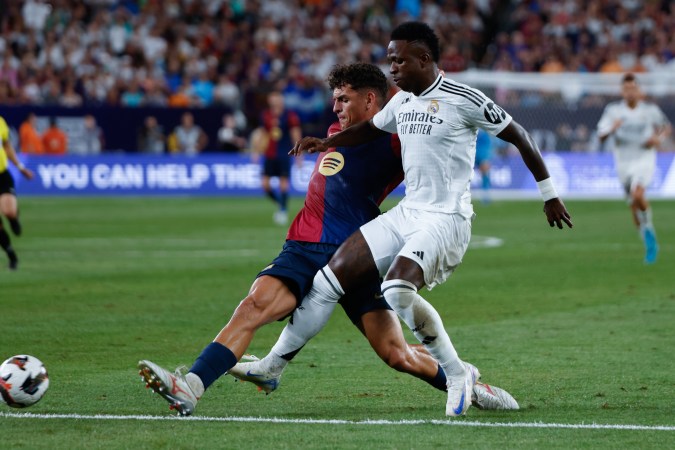 El astro brasileño Vinícius Júnior disputó su primer partido con el Real Madrid en esta pretemporada por Estados Unidos.
