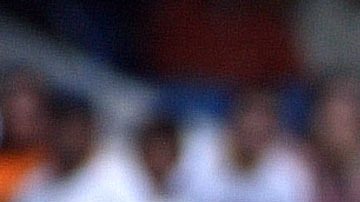 Cruz Azul's Cesar Delgado, top, from Argentina is fouled by America's Raul Salinas at the Aztec stadium in Mexico City Saturday Nov.13, 2004 during their Mexican first division game.( AP Photo/ Claudio Cruz)