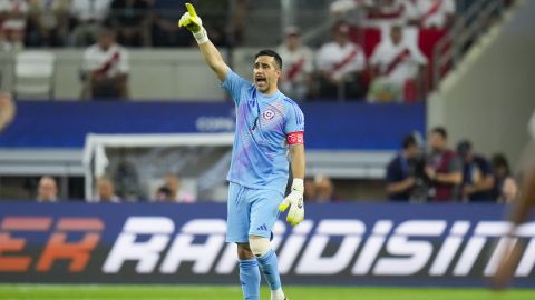 Claudio Bravo durante un partido de la Copa América 2024.