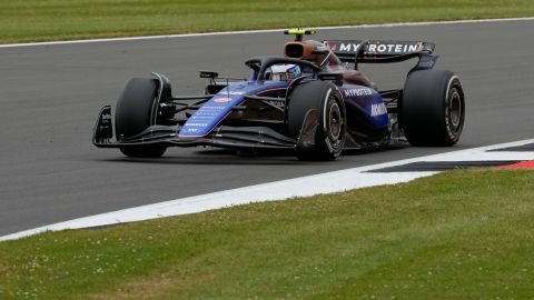 El argentino Franco Colapinto durante las prácticas libres del Gran Premio de Gran Bretaña.