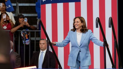 La vicepresidenta Kamala Harris será la candidata presidencial demócrata.