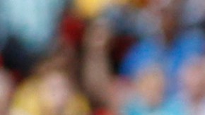 El mexicano Oribe Peralta celebrando durante la final olímpica de Londres 2012 donde El Tri se colgó el oro tras vencer a Brasil.