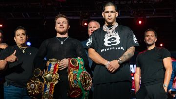 Canelo Álvarez y Edgar Berlanga