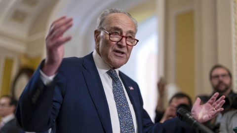 Chuck Schumer, líder de la mayoría del Senado