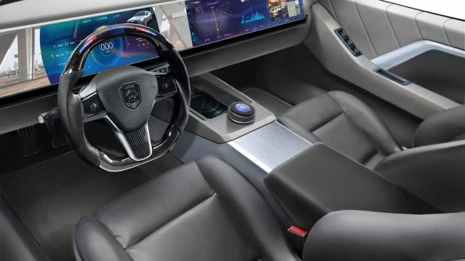 DeLorean DMC-EV por dentro