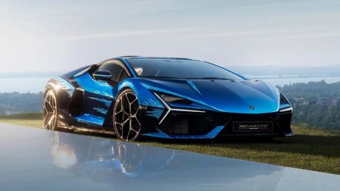 El Lamborghini Revuelto se transformó en una obra de arte