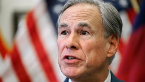 El gobernador de Texas Greg Abbott.