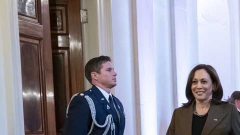 Kamala Harris, Joe Biden y Barack Obama