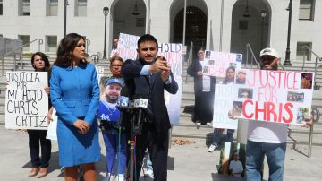 Familiares de Christopher Andrés Farias Ortiz piden justicia a las autoridades del condado de LA.