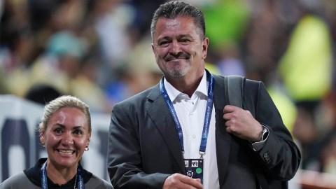 Pachuca, Hidalgo, 30 de abril de 2024. Carlos Hermosillo, durante el partido de vuelta de las semifinales de la Champions Cup de la CONCACAF 2024, entre los Tuzos del Pachuca y las Águilas del América, celebrado en el estadio Hidalgo. Foto: Imago7/ Rafael Vadillo