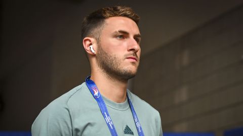 Glendale, Arizona, Estados Unidos, 30 de junio de 2024. Santiago Giménez durante el partido de fase de grupos del Grupo B de la Copa América 2024, entre la Selección Nacional de México y la Selección de Ecuador, celebrado en el State Farm Stadium.