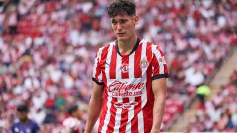 Jesús Orozco con las Chivas de Guadalajara.