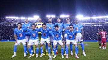 Ciudad de México a 20 de Julio de 2024. Foto de equipo de Cruz Azul, durante el partido correspondiente a la jornada 4 del torneo Apertura 2024 de la Liga BBVA MX, entre la Máquina Celeste del Cruz Azul y los Diablos Rojos del Toluca FC, realizado en el estadio Ciudad de los Deportes. Foto: Imago7/ Rafael Vadillo