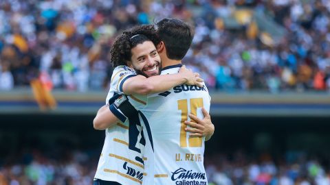 César Huerta en un partido con los Pumas de la UNAM.