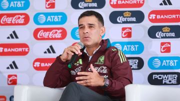 Ciudad de México, 1 de agosto. Rafael Márquez, durante la presentación del nuevo proyecto y cuerpo técnico de la Selección Nacional de México Varonil, celebrada en el Centro de Alto Rendimiento de la FMF. Foto: Imago7/ Eloisa Sánchez