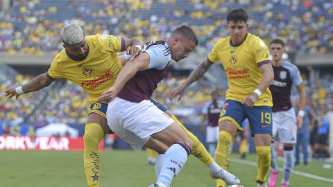 Chicago, Illinois, Estados Unidos, 3 de agosto de 2024. , durante el partido del showcase de la Leagues Cup 2024, entre las Águilas del América y el Aston Villa, celebrado en el Soldier Field. Foto: Imago7/ Rodrigo Peña