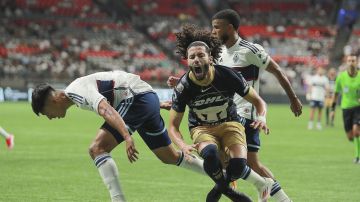 Vancouver, British Columbia, Canadá, 7 de agosto de 2024. César Huerta, durante el partido de 16vos de Final de la Leagues Cup 2024, entre el Vancouver Whitecaps y los Pumas de la UNAM, celebrado en el estadio BC Place. Foto: Imago7/ Elizabeth Ruiz