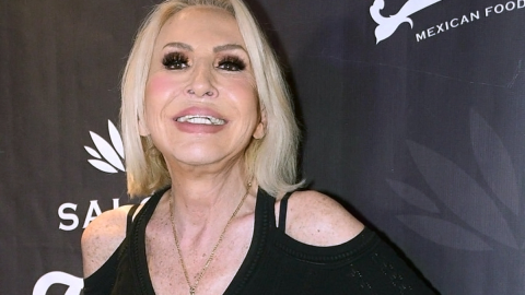 Laura Bozzo reaparece en México con la cara vendada