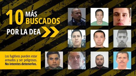 Los 10 narcos más buscados por la DEA