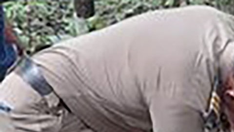 Mujer rescatada en la India
