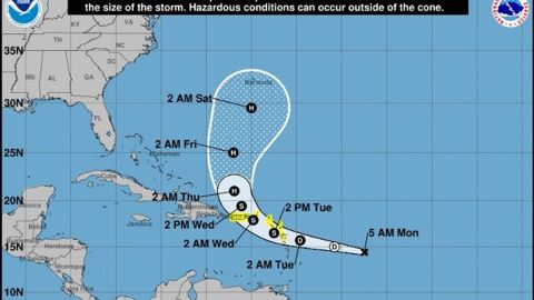 La tormenta tropical Ernesto golpearía Puerto Rico.