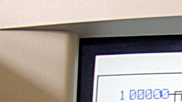 Klaus Lehmann of the Geological Institute of the German state of North Rhine-Westphalia in Krefeld points to a line on a screen showing the start of a small earthquake that hit Germany, the Netherlands and Belgium on Monday morning, July 22, 2002. A 4.8 magnitude earthquake shook homes on the border between Germany and Holland on Monday morning, but caused little damage, according to the Geological Institue of North Rhine-Westphalia. (AP Photo/Frank Augstein)