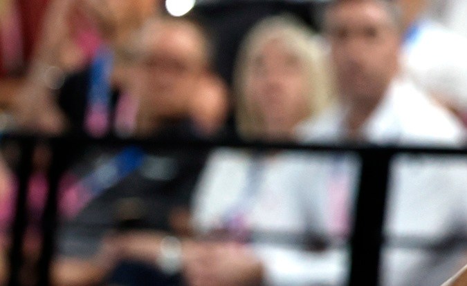 Uno de los momentos de la participación de Simone Biles en la final del salto en la gimnasia de los
Juegos Olímpicos París 2024.