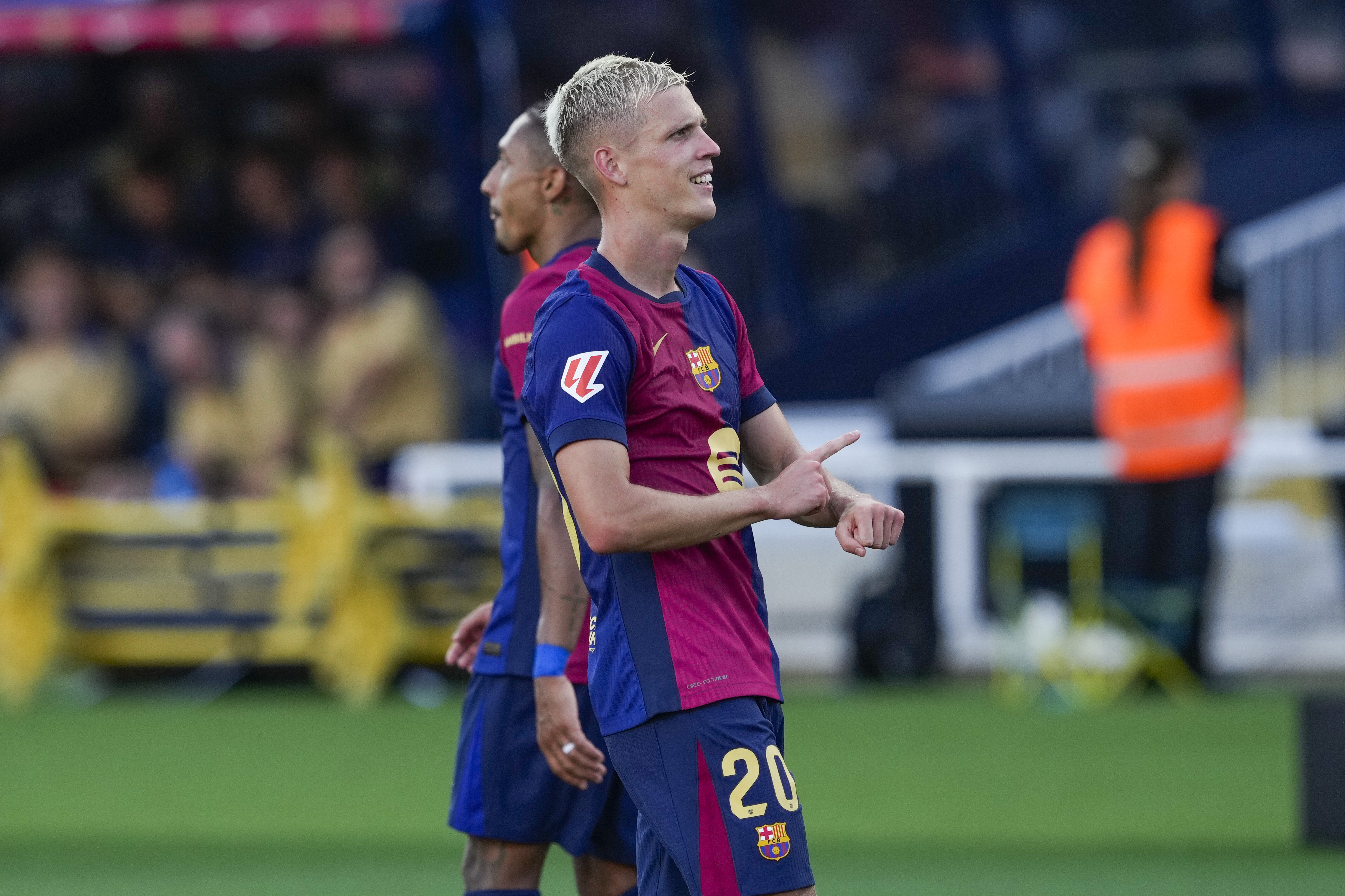 El mediocampista español Dani Olmo anotó su segundo gol con el FC Barcelona en su segunda presentación con el cuadro catalán.