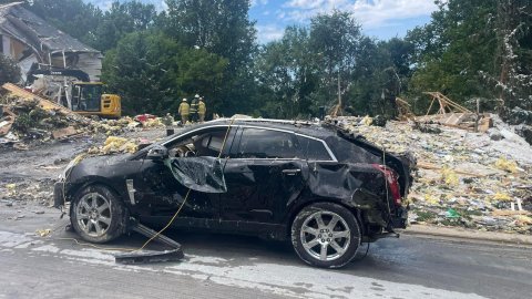 Al menos 12 familias han sido desplazadas por la explosión de la casa den Maryland.